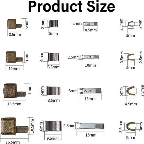 81 Pcs Zipper Repair Kit with Pliers - Replacement Zipper Pulls and Sliders 1
