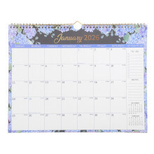 1Large Multi 2 Material Wall Calendar with Monthly Planner and Memo