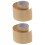 2Rouleaux Décor Plinthe PVC Adhésive Autocollante Marron 4