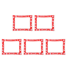 5St Duurzaam Plastic Opblaasbaar Foto Frame Voor Valentijn Party Decor