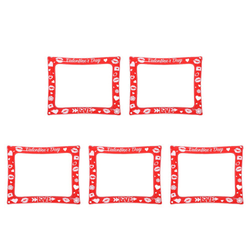 5Pièces Cadres Photos Gonflables Plastiques Décor Pour