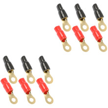 6Paren Duurzame Audio Plug Adapters Voor Auto Luidsprekers Koperen