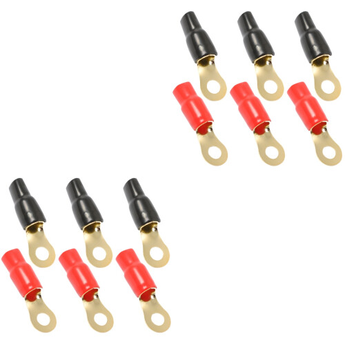 6Paren Duurzame Audio Plug Adapters Voor Auto Luidsprekers Koperen