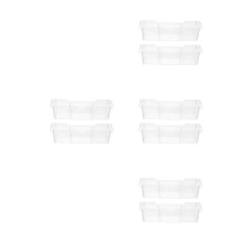 8St Transparante Olieopvangbak Plastic Afzuigkap Vetopvang Voor Keuken