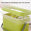 TBEST 3L White Kitchen Composter - Foldable and Portable Design 4