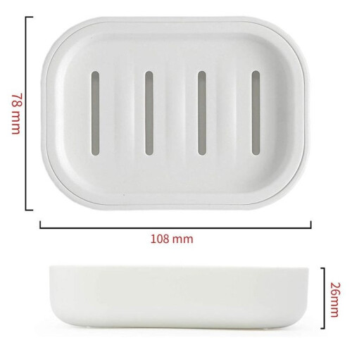 Food-grade plastic soap dish keeps soap dry 1