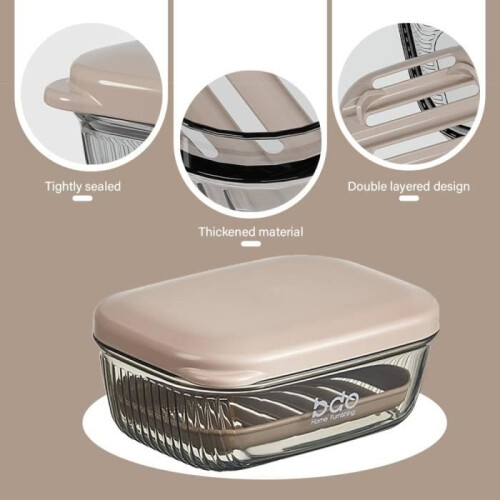 Portable Soap Dish - No Name - Waterproof - Eco-friendly - Practical - Compact 2