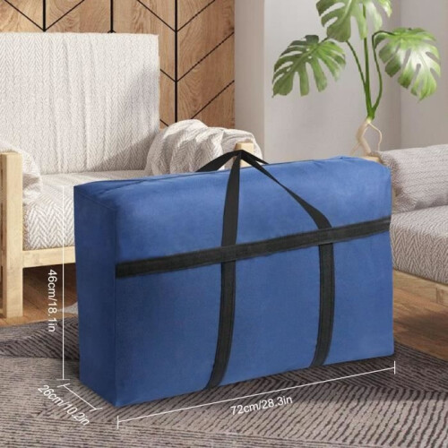 Under-bed storage bag - 1X85 - Foldable - 85L - Blue - 72x46x26 cm 1