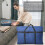 Under-bed storage bag - 1X85 - Foldable - 85L - Blue - 72x46x26 cm 4