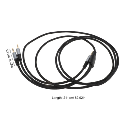 2Mcâble Audio Stéréo Trs Diviseur Double Sortie Casque 1