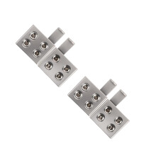4St Audio Verdelerblok Aluminium Auto Duurzame Aansluitingen