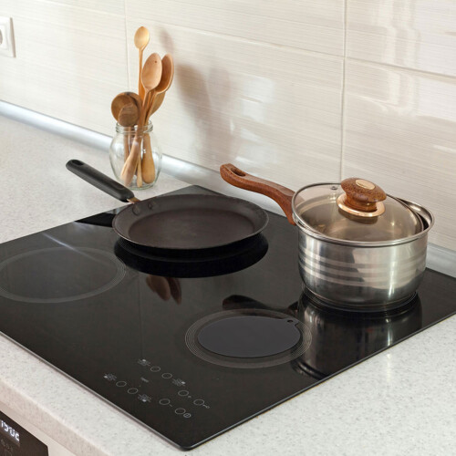 Résistant Chaleur Silicone Noir Pour Plaque Induction 2