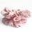Scrunchie - AVIZAR - Classic - Embroidered Fabric - Vintage Chic - Pink 3