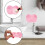 Makeup Washing Mat - Silicone - Portable - Pink 4