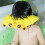 Baby Shower Cap - Adjustable Visor - White 2