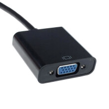 HDMI to VGA Converter Adapter with 1080p Audio USB Cable for PC, Black H026F0