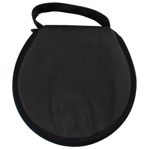 Portable CD sleeve protects your record collection. Black label. 1