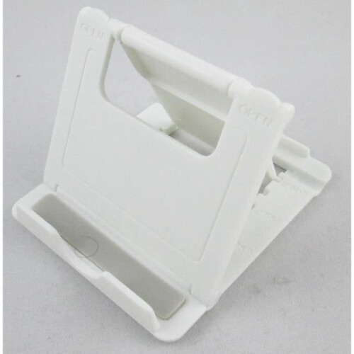 Tablet Stand - Universal - Foldable - Adjustable - White - 5 Positions 1