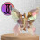 Butterfly hair clip, multicoloured, 6.5 x 6.5 cm 2