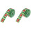 2Rouleaux Ruban Rugby Décoratif Polyester Pour 2