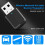 USB Bluetooth 5.0 Music Transmitter Receiver Dongle Adapter for Car, PC, TV 2