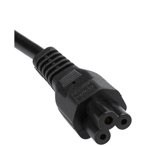 Power cable - WESSPER - Tri-prong - White - For PC Mac Laptop - NEW 1