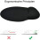 Mouse Pad with Gel Wrist Rest, Comfortable Ergonomic Wrist Rest - Black 2