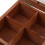 4Compartiments Organisateur Boîte Bois Compact Maison 6