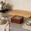 4Compartiments Organisateur Boîte Bois Compact Maison 9