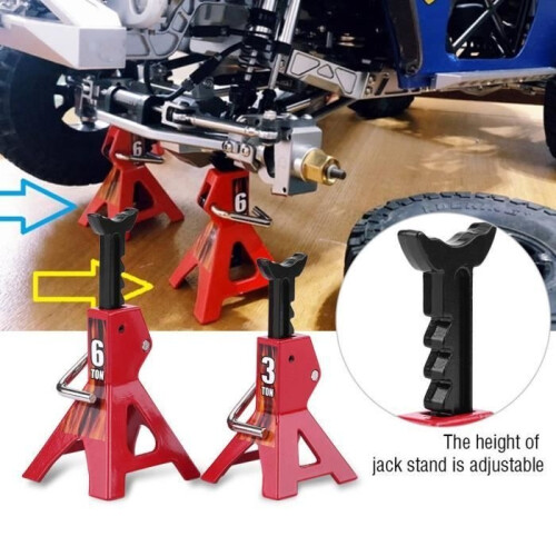Jack stand - RC model - Metal - 3 and 6 tons - Adjustable height 1