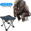 Folding chair camping stool portable folding stool for adults 4
