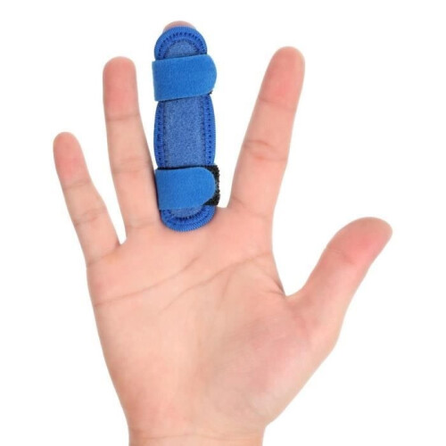 Trigger Finger Splint Blue Finger Protector with Steel Finger Corrector 2