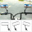 Bicycle Mirrors - Set of 2 - 360 Adjustable - Rotating - Black 2
