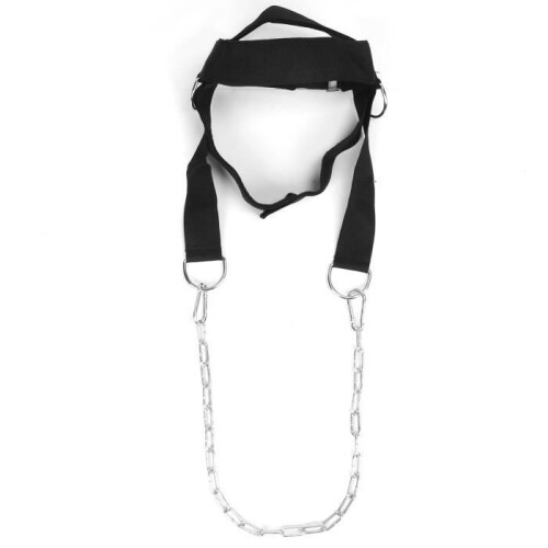 SURENHAP Adjustable Neck Harness for Strength Training Exercises - White 1