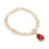 Pet Collar - OKUMGGYJ - 25 cm - Red - Adjustable - Elegant 5