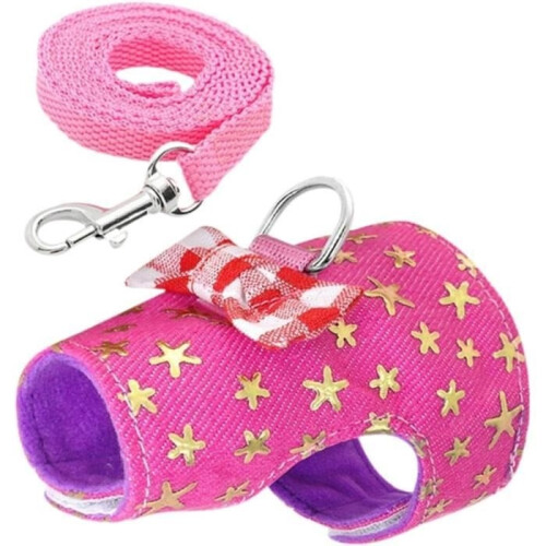 Harness and Leash for Hamsters - Breathable - Blue - Small Pet 2
