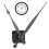 Quartz Clock Movement Motor Kit - SURENHAP - Hour and Minute Hands - White 4