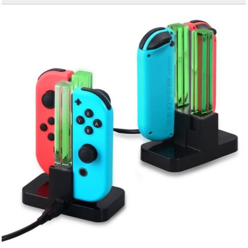 Joy-Con Controller Charging Dock Station - Electric Charger for Nintendo Switch Joy-Con 2