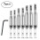 7 Pcs Door Window Hinge Hole Drill Bit Set with Wrench, Self Centering Hinge Drill Bit 2