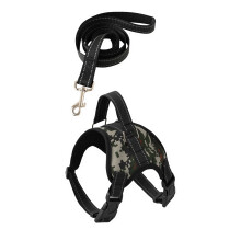 Outdoor Dog Harness Adjustable Comfortable-Army Green XL