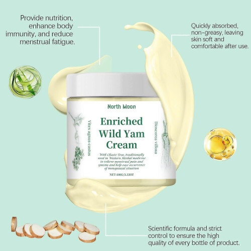 (2pcs) Menstrual Comfort Cream with Aloe Leaf Extract & Vitamin E 2