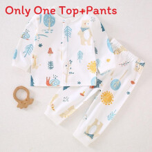 (Style A,90cm)Conjunto de pijama infantil porcentaje algodón tacto suave frente abierto confort estampados seguridad