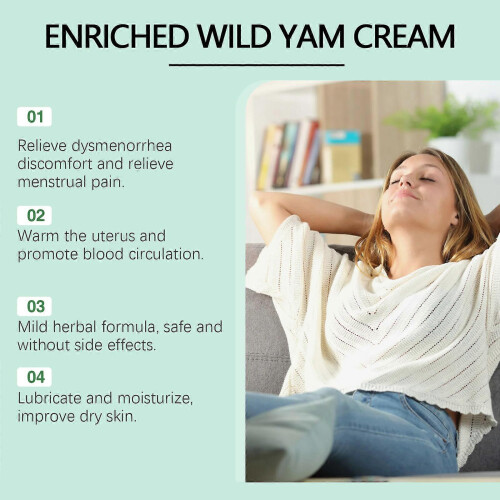 (3pcs) Menstrual Comfort Cream with Aloe Leaf Extract & Vitamin E 1