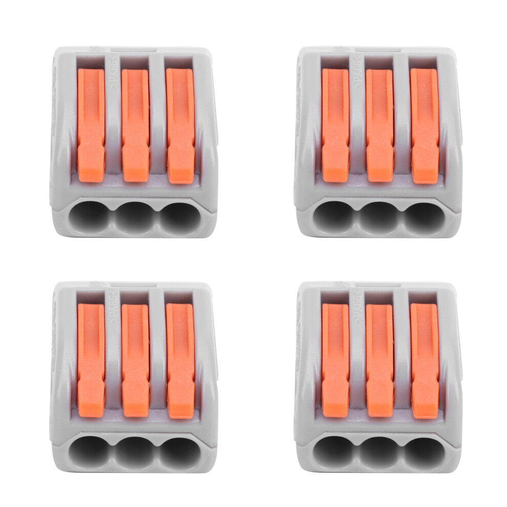 100Pcs Quick Connect Push Wire Connectors