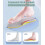 (Grey, Size 39 40) Orthotic Insoles for Supination Correction & Support - 1 Pair 4