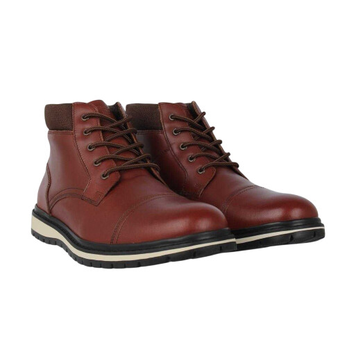 (12 UK, Camel) Firetrap Mens Aubin Leather Boots 1