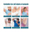 (BLUE) Déodorant roll-on unisexe 26-27, protection longue durée 24 heures 3