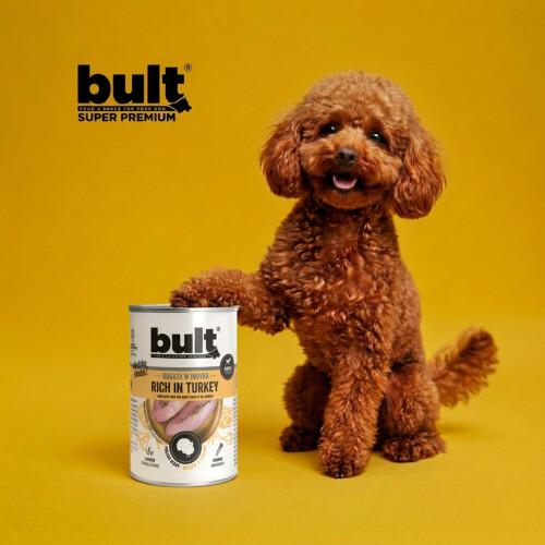 BULT Rich in Turkey - vådfoder til hunde - 24x400g 2