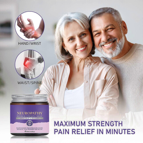 (2pcs) Neuropathy Nerve Pain Relief Cream - Maximum Strength for Foot 2
