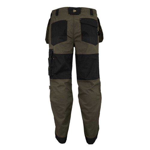 Dunlop (S, Khaki) Dunlop Mens Work Trousers 1